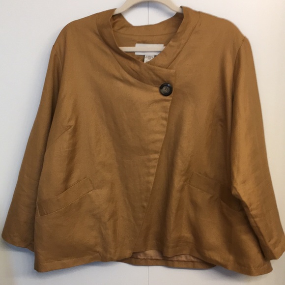 Jessica London Jackets & Blazers - Jessica London Swing Blazer w Large Button Closure